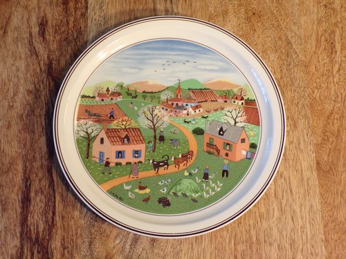 Assiette printemps saisons - assiette, printemps-4