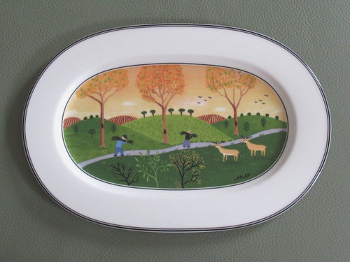 Villeroy boch plat ovale - &,